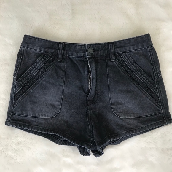 Free People Pants - Free People High Waist Denim Shorts